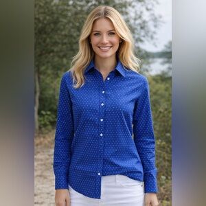 Vineyard Vines Half Button Dress Top